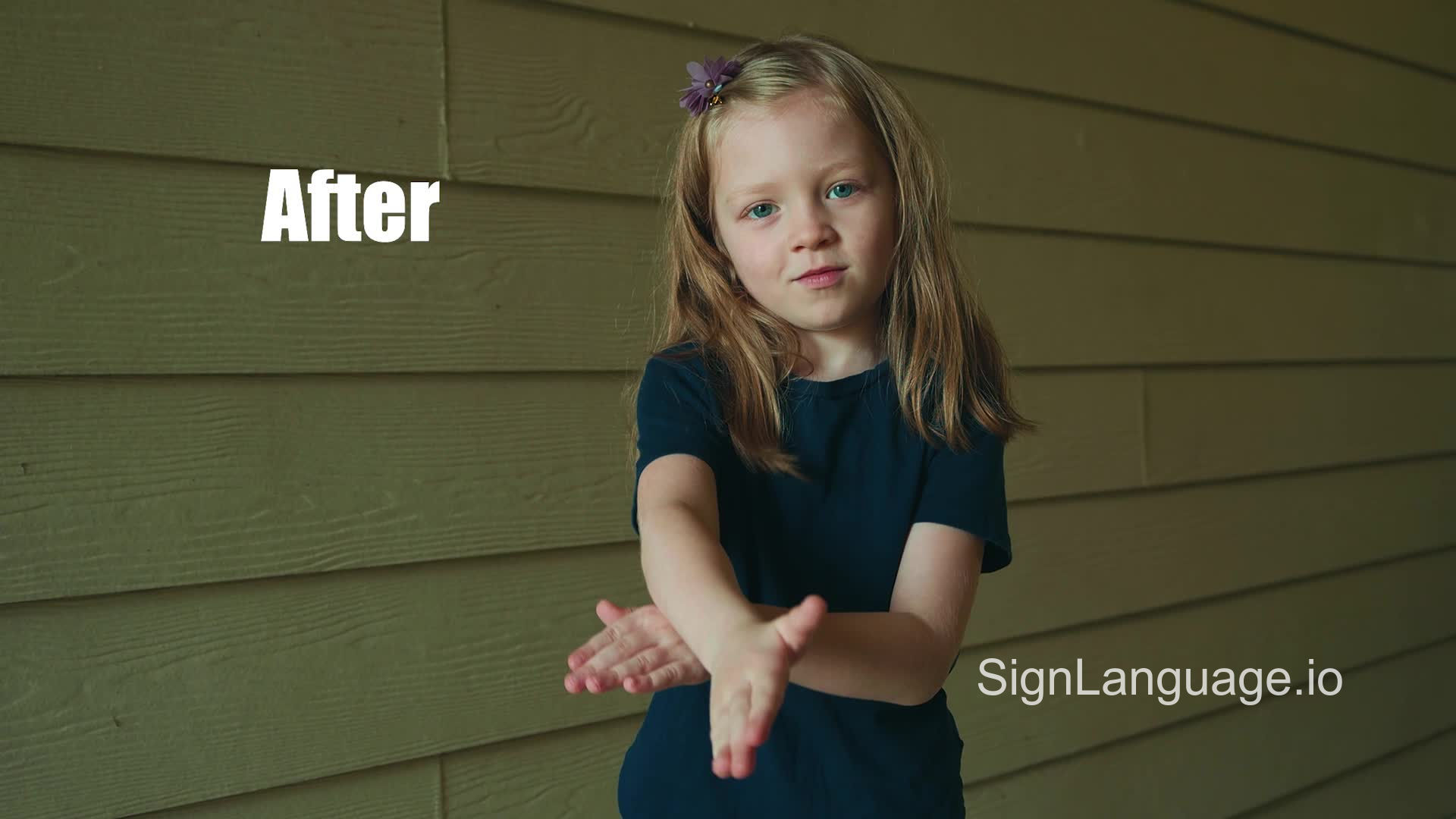 after in ASL Example 5 American Sign Language