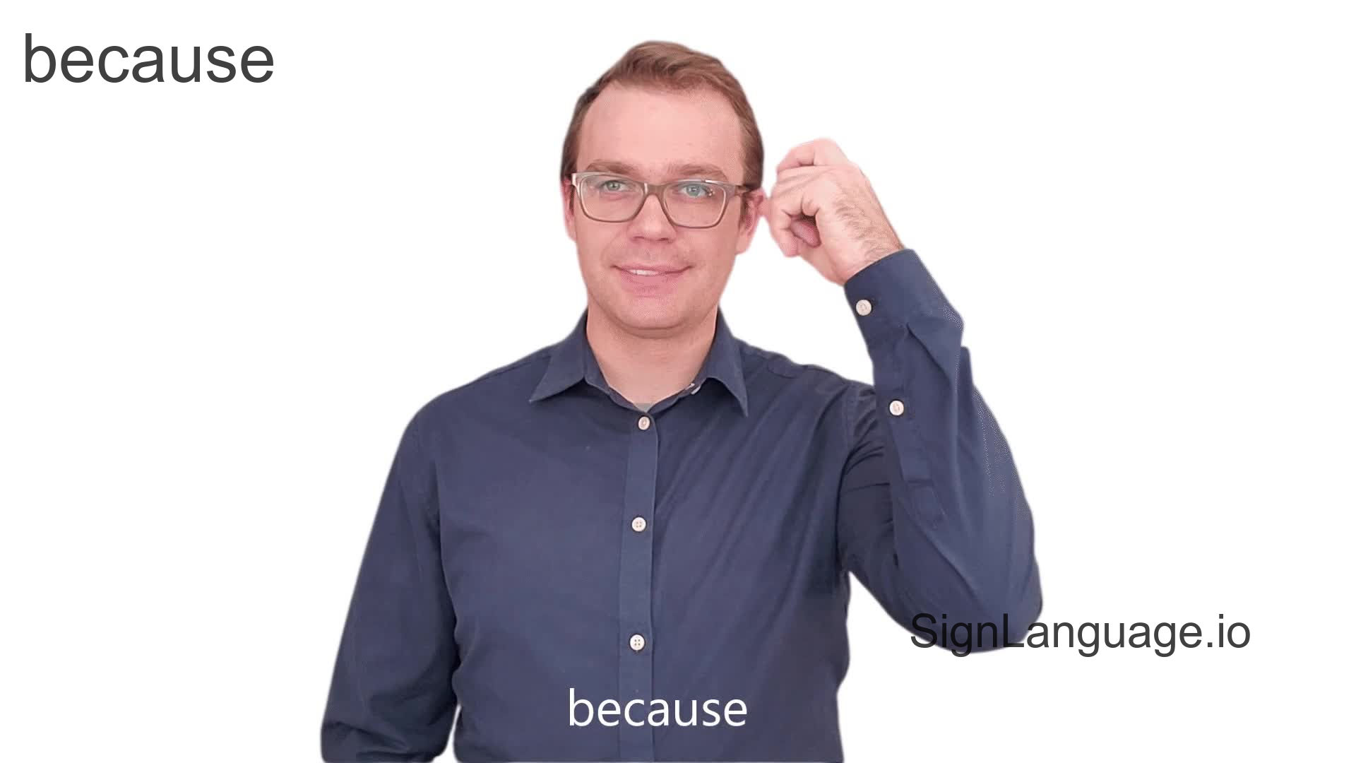 because in ASL - Example # 6 - American Sign Language