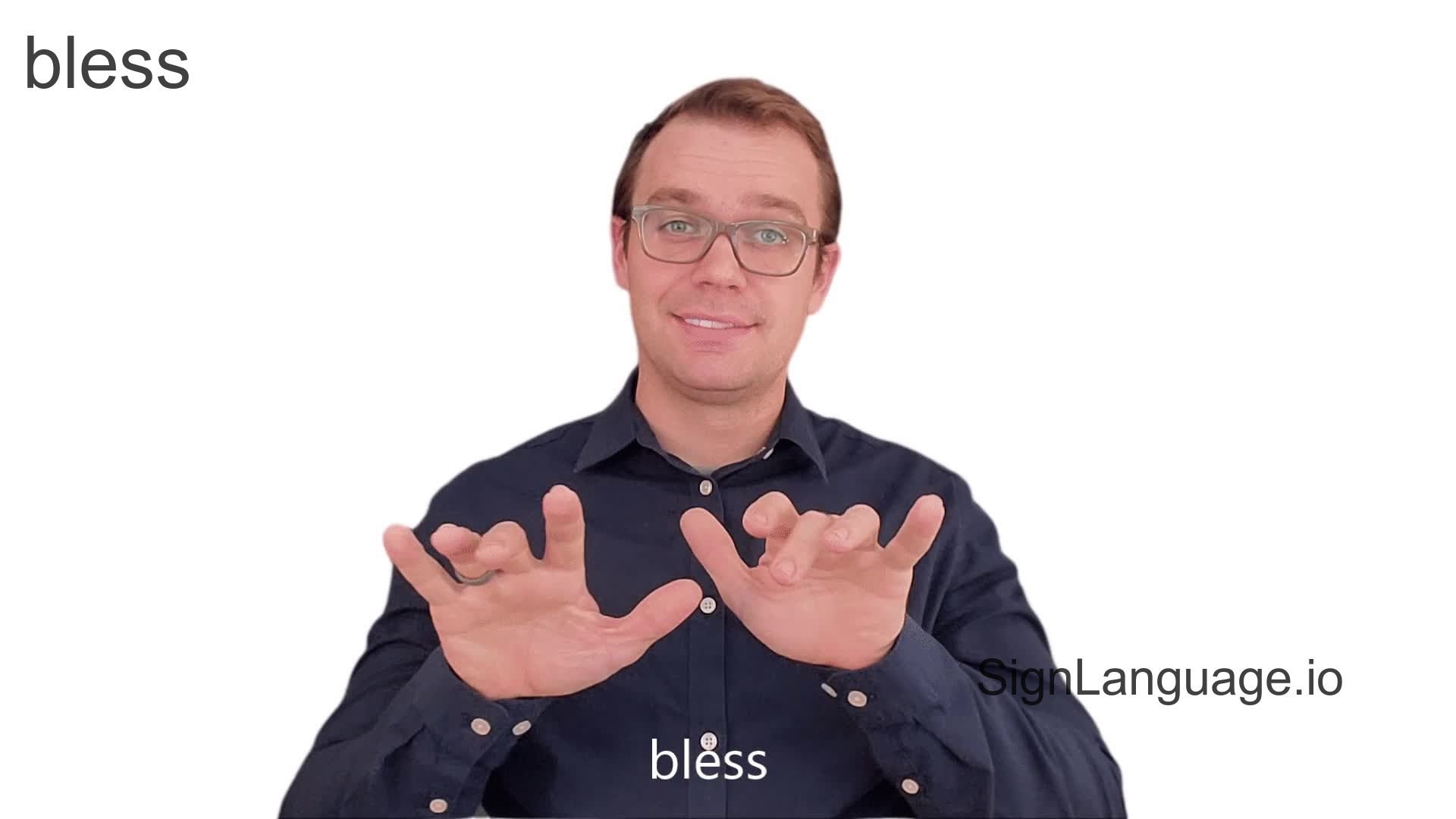 bless in ASL Example 1 American Sign Language