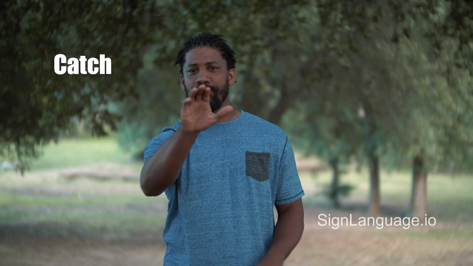 catch in ASL Example 1 American Sign Language