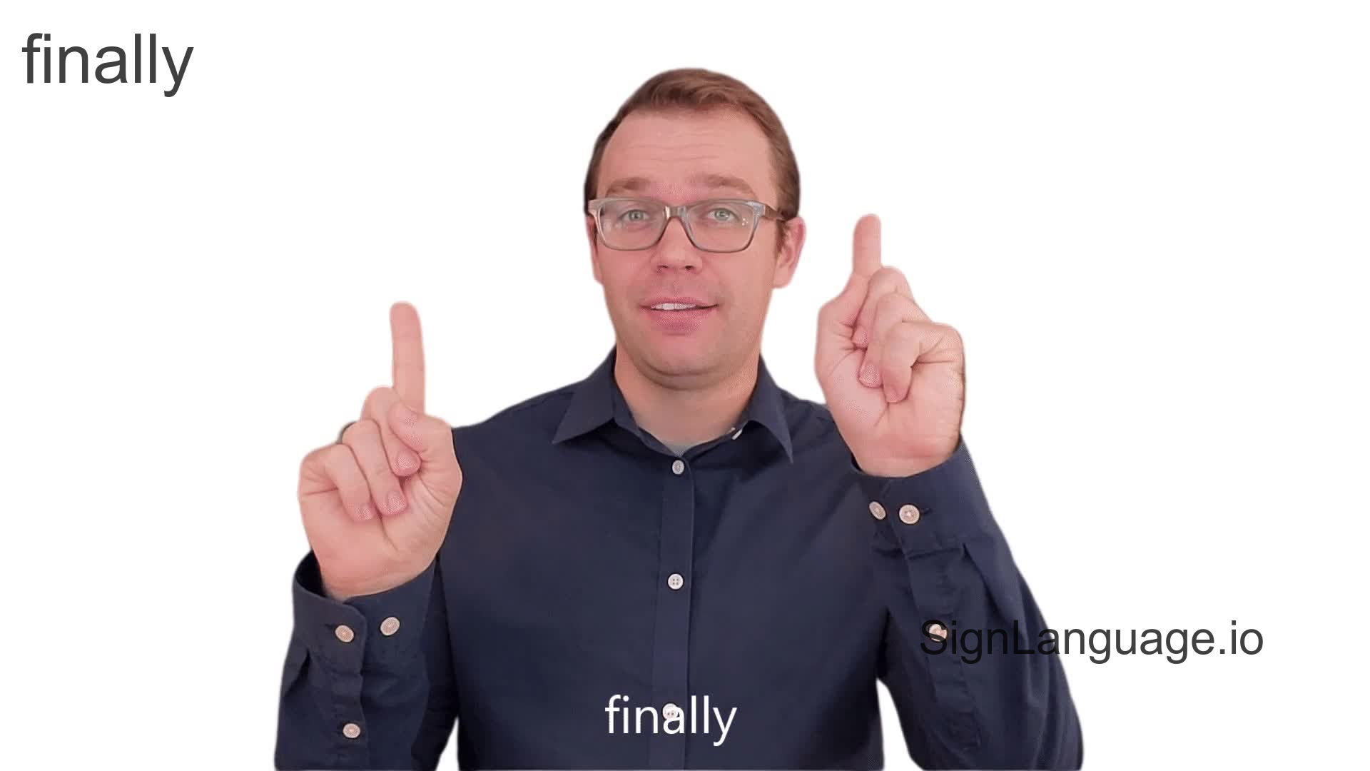 finally in ASL Example 1 American Sign Language