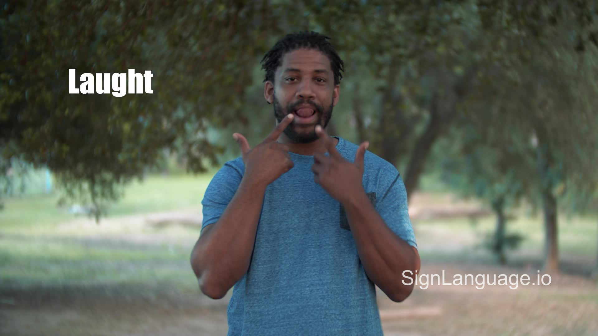 laugh in ASL Example 4 American Sign Language