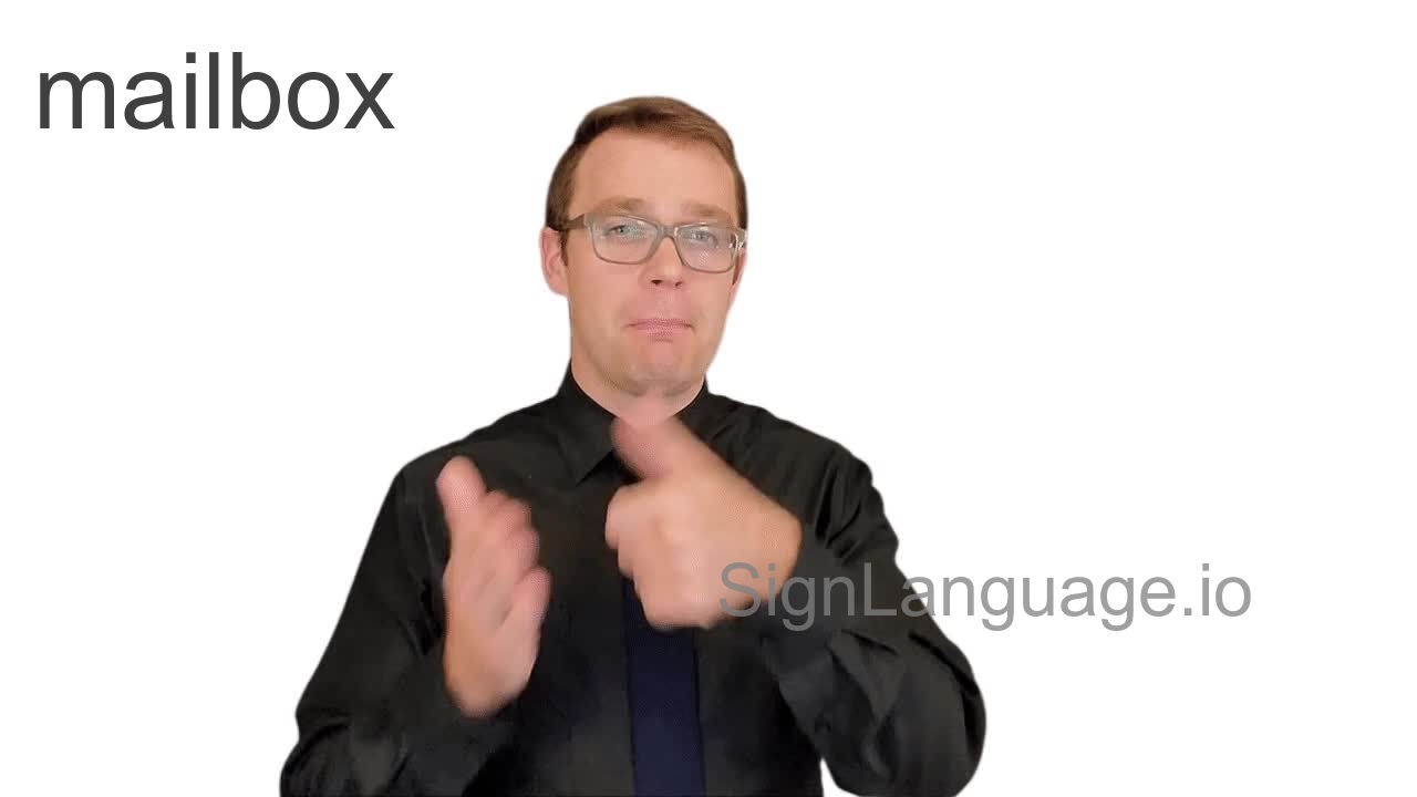 mailbox in ASL Example 2 American Sign Language
