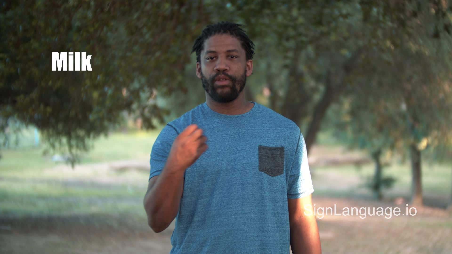 milk in ASL Example 7 American Sign Language