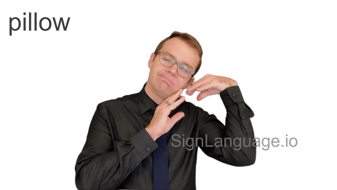 pillow in ASL Example 6 American Sign Language