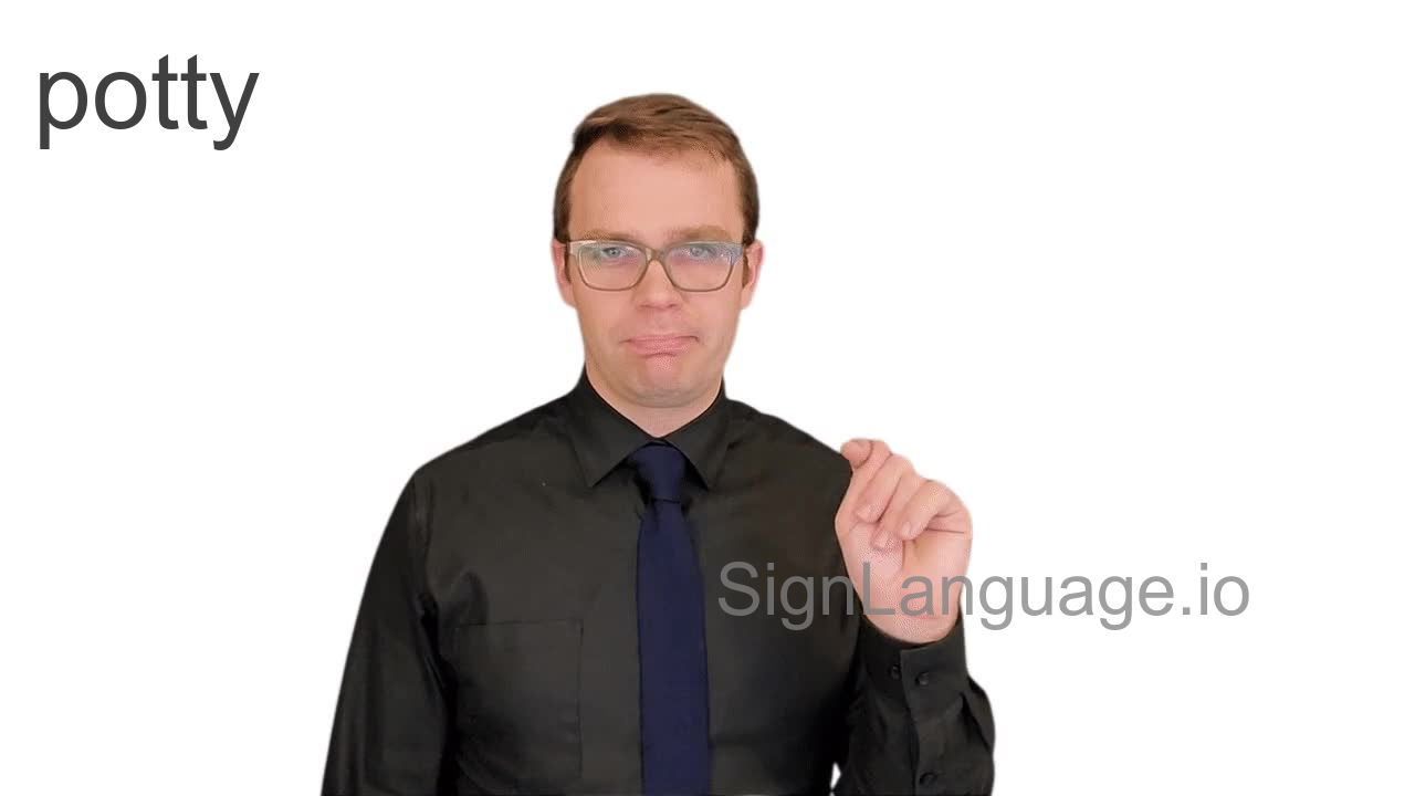 potty in ASL Example 2 American Sign Language