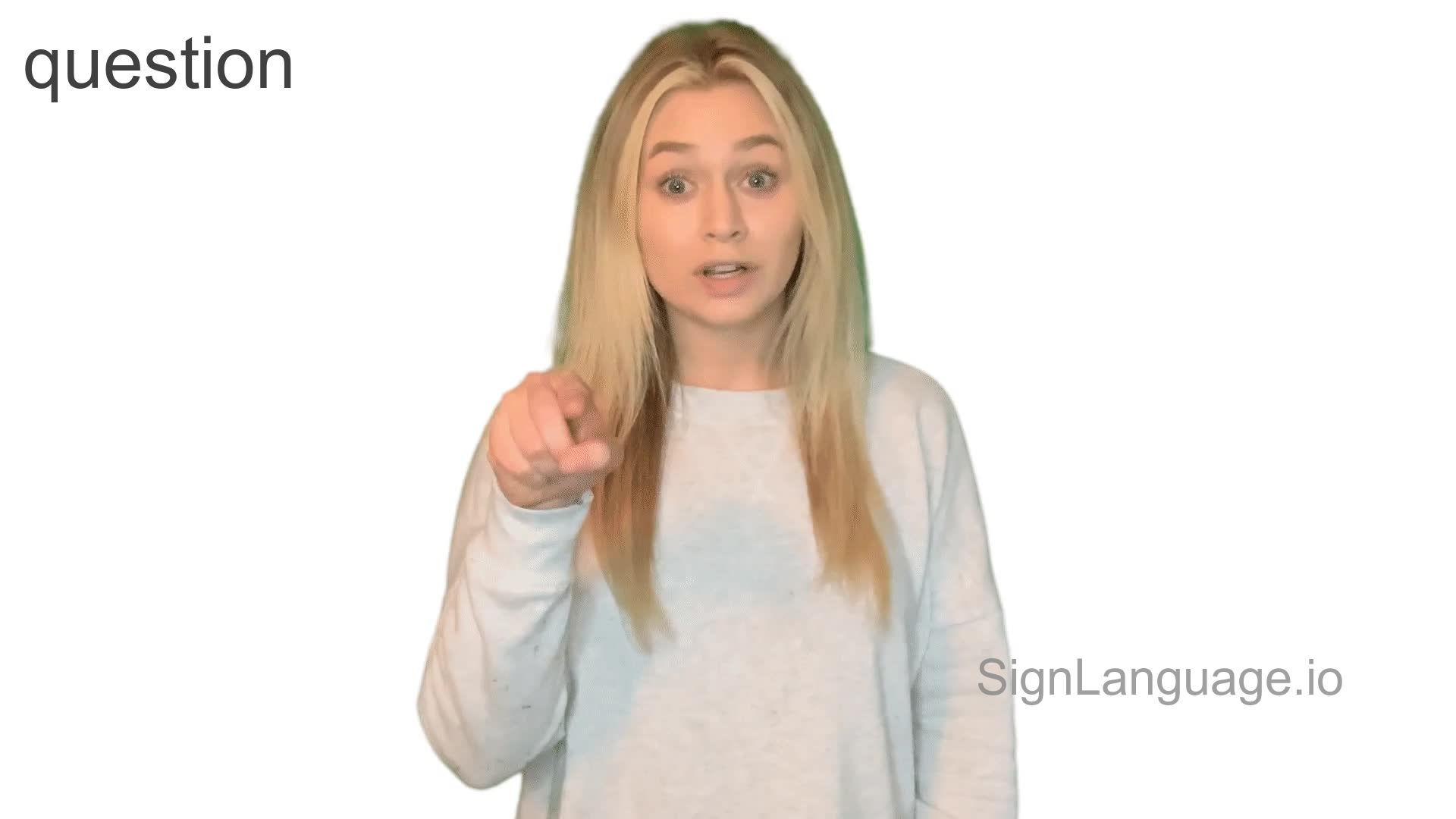 Answer in ASL - American Sign Language - 1 Video Examples