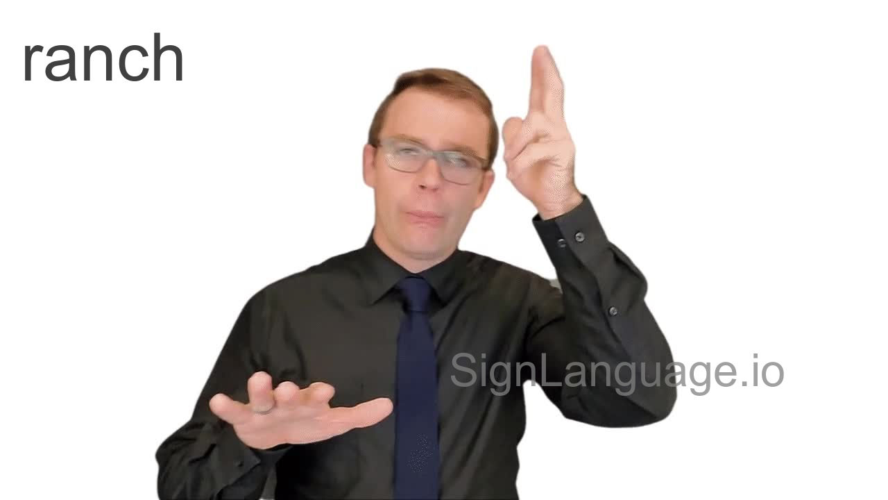 ranch in ASL Example 3 American Sign Language