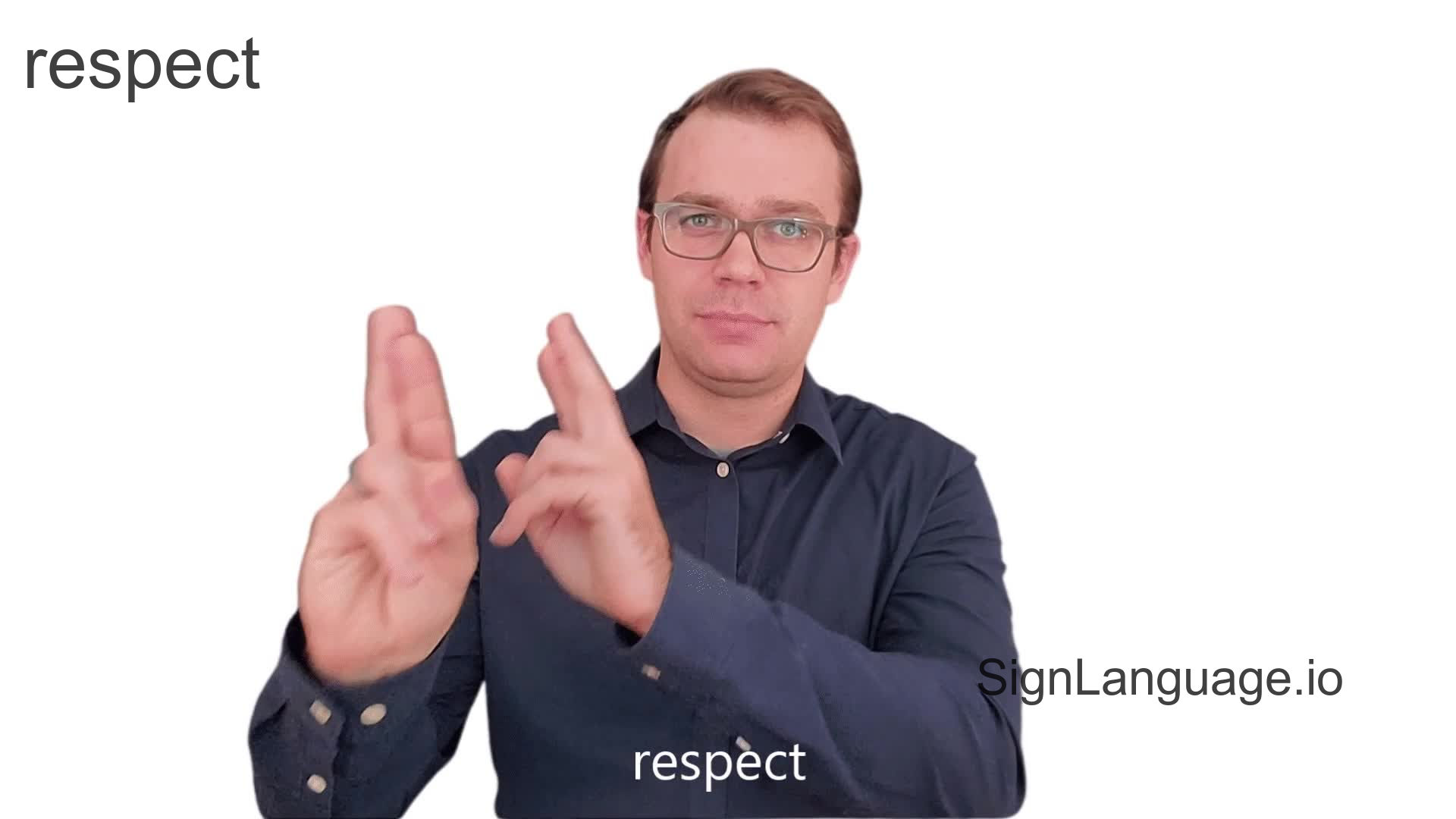 respect in ASL Example 1 American Sign Language