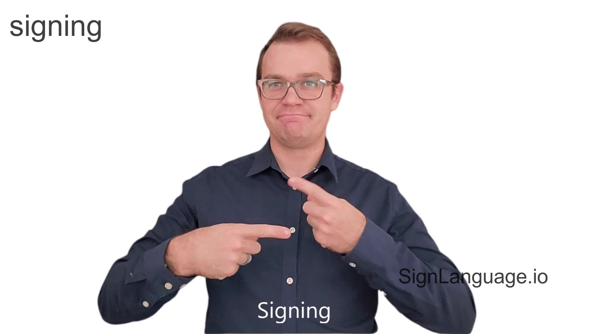 signing in ASL Example 1 American Sign Language