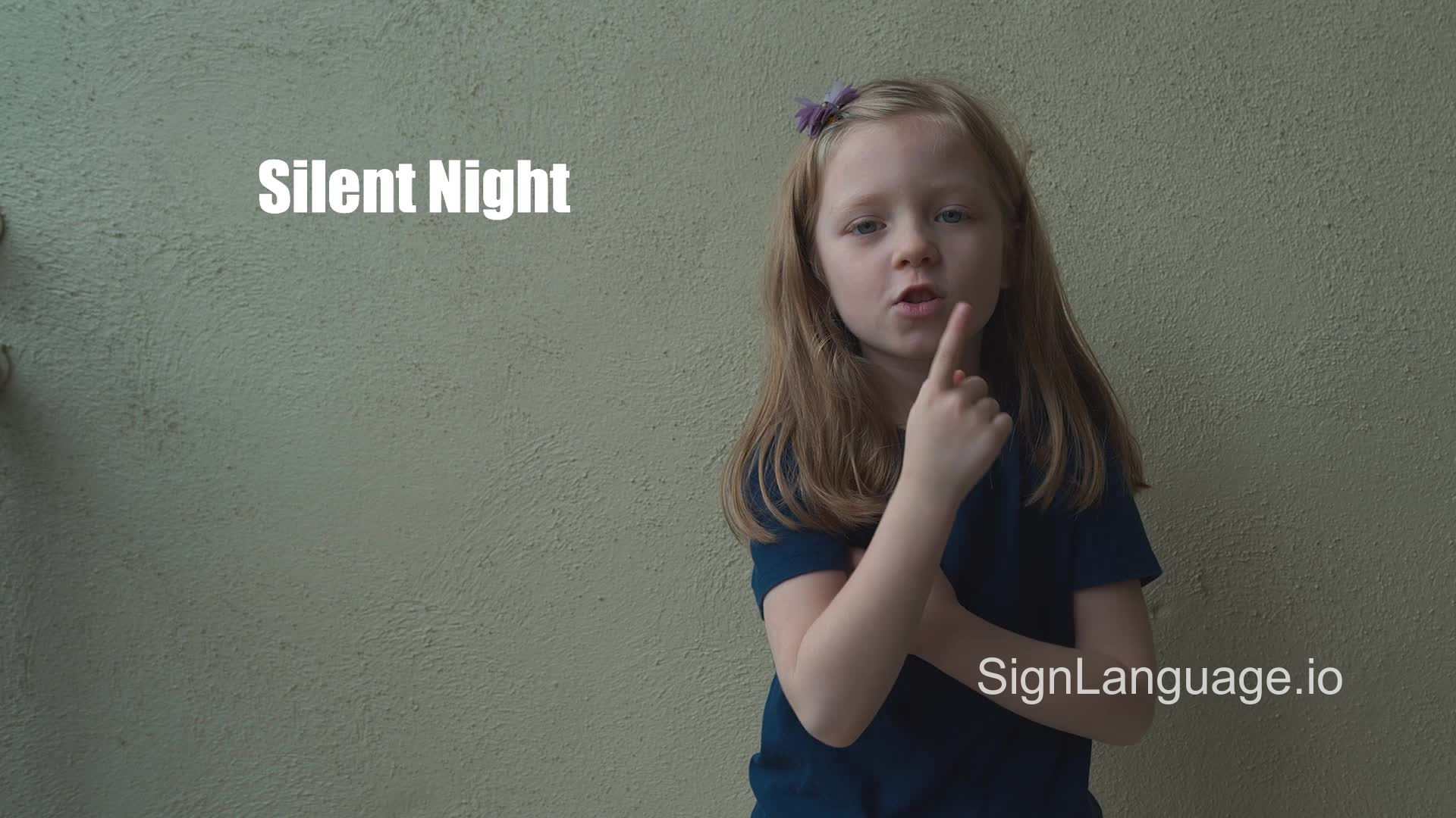 silent in ASL Example 2 American Sign Language