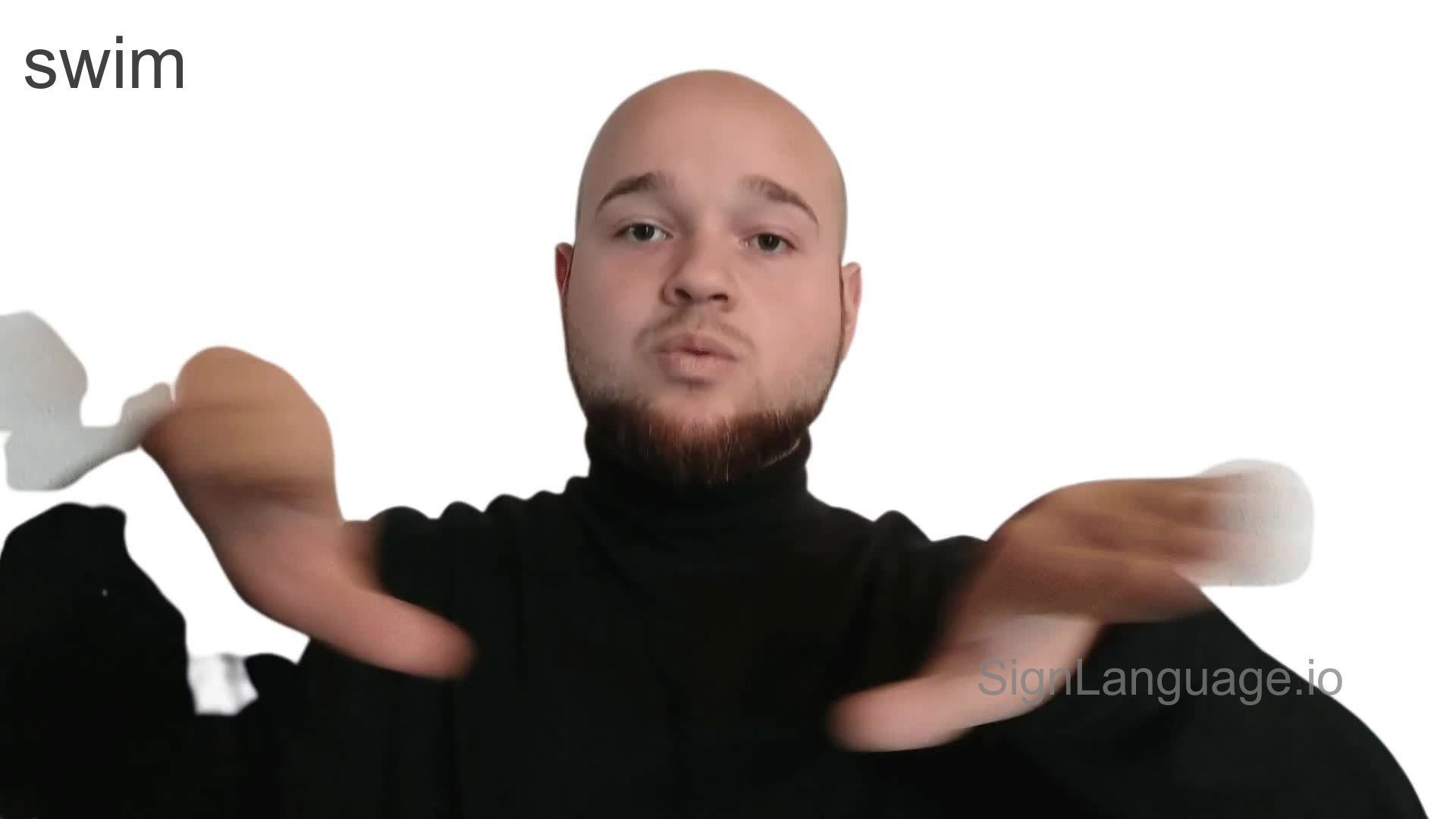 swim in ASL Example 5 American Sign Language